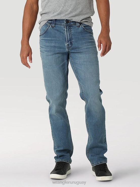 jett Wrangler hombres jeans ajustados ultraflexibles ropa F8J4V68