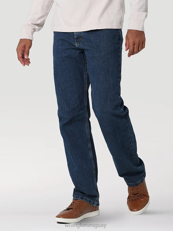 lavado cs Wrangler hombres jeans flexibles de ajuste relajado ropa F8J4V170