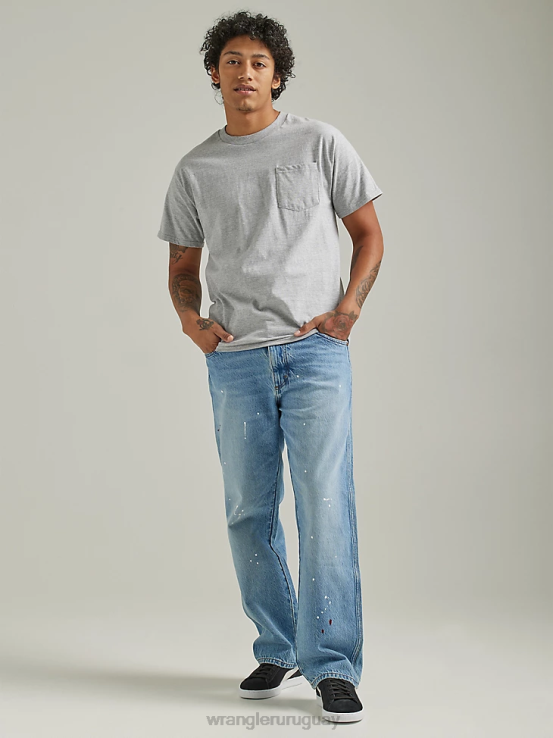 llanuras Wrangler hombres jeans holgados desgastados ropa F8J4V144