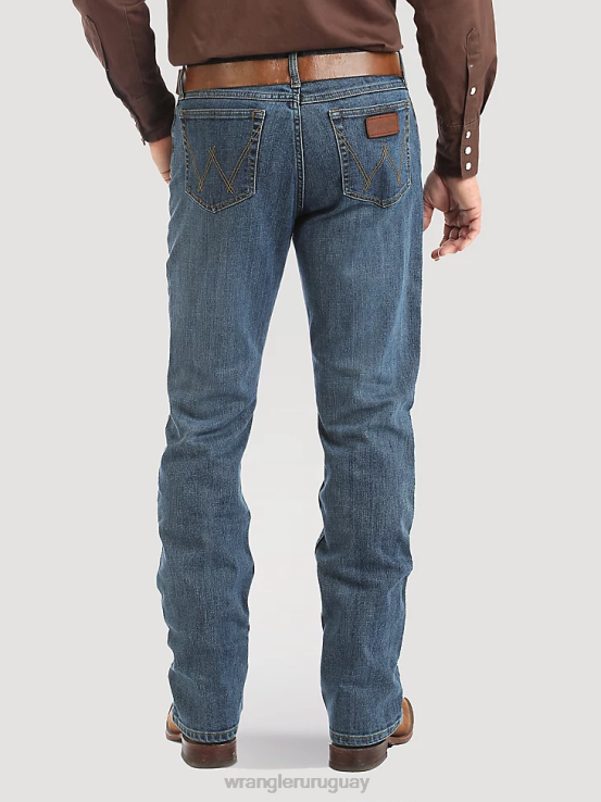 piedra azul Wrangler hombres Vaqueros ajustados con flexión activa 20x ropa F8J4V120