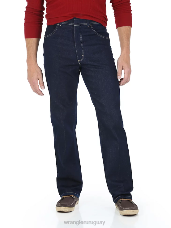 índigo oscuro Wrangler hombres Vaqueros Five Star Premium de corte regular y flexible ropa F8J4V189