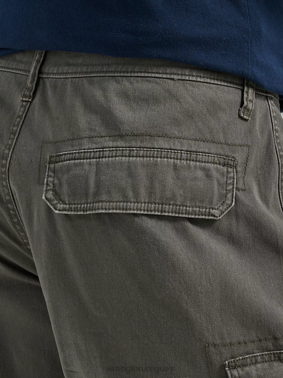 verde oliva Wrangler hombres pantalón corto cargo apilado premium de cinco estrellas ropa F8J4V534