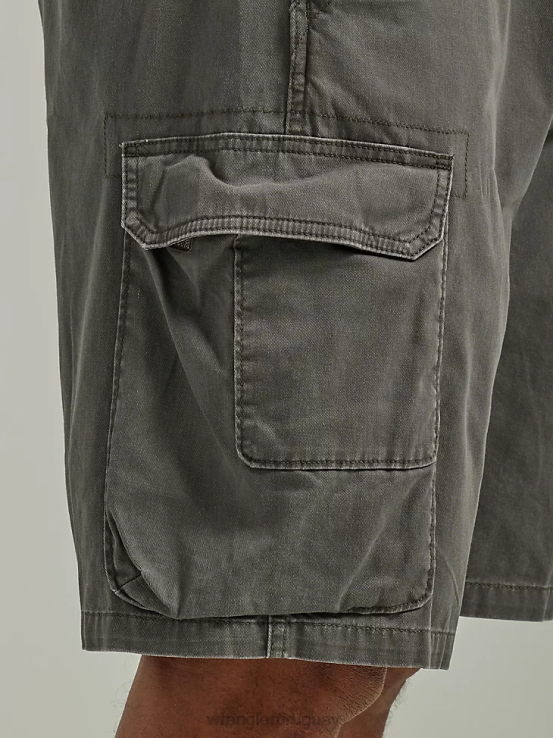 verde oliva Wrangler hombres pantalón corto cargo apilado premium de cinco estrellas ropa F8J4V534