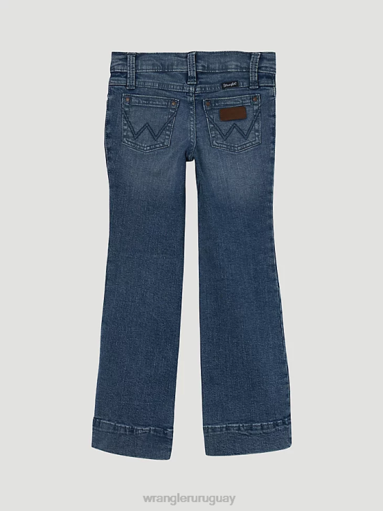 vicky Wrangler chicas pantalones vaqueros de pierna ancha ropa F8J4V1053