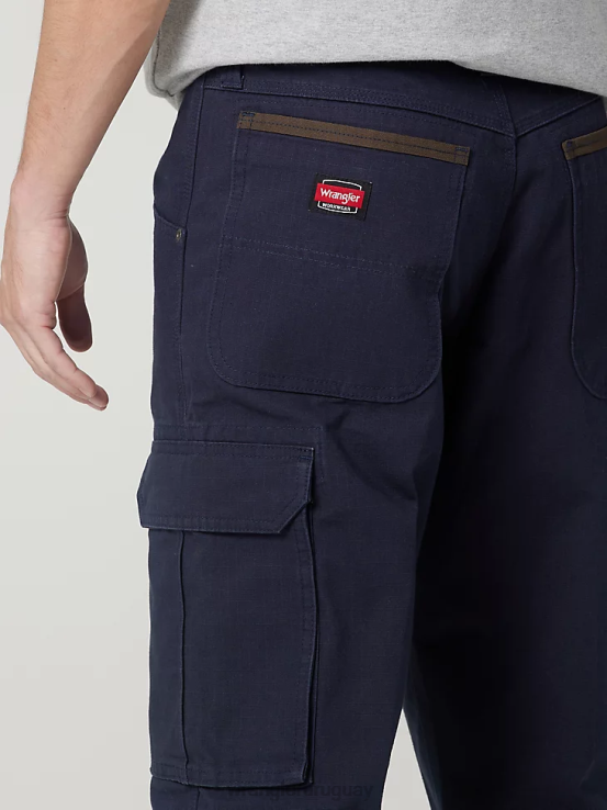 zafiro oscuro Wrangler hombres pantalón ranger ropa de trabajo ropa F8J4V683