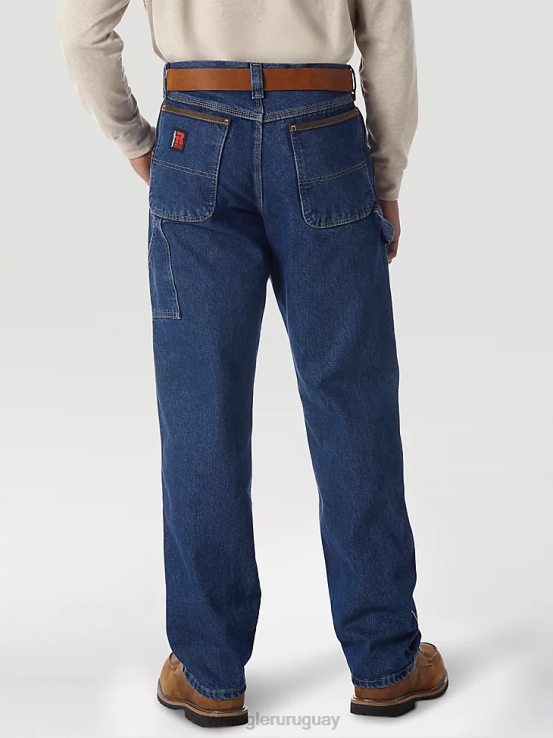 índigo antiguo Wrangler hombres carpintero ropa de trabajo riggs ropa F8J4V156