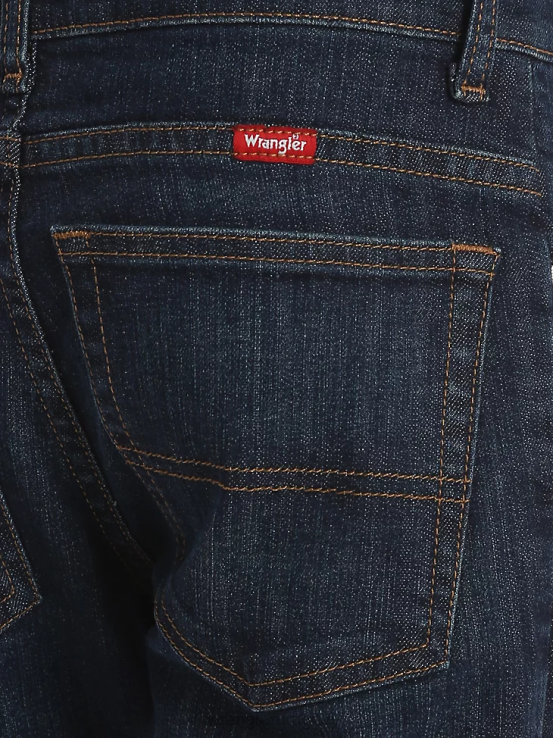 índigo fresco Wrangler Niños Vaqueros bootcut elásticos clásicos de cinco estrellas ropa F8J4V997