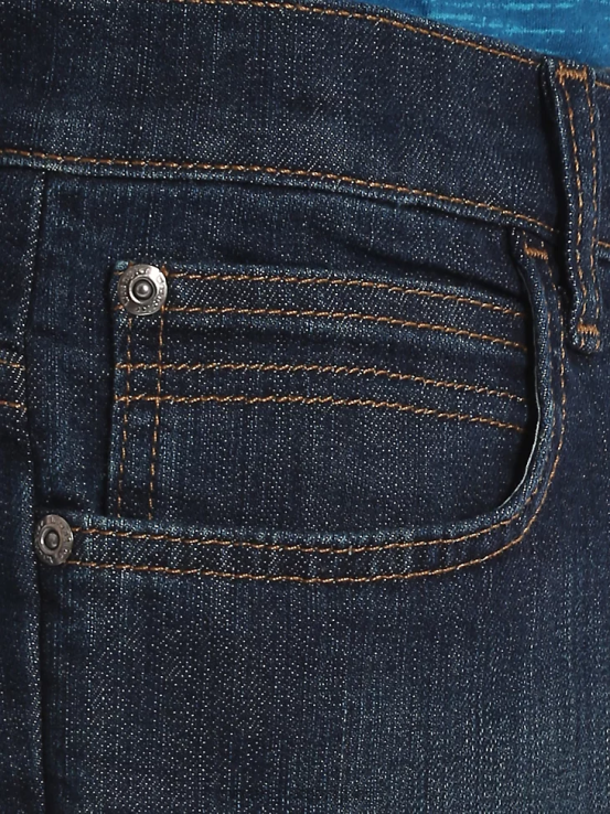 índigo fresco Wrangler Niños Vaqueros bootcut elásticos clásicos de cinco estrellas ropa F8J4V997