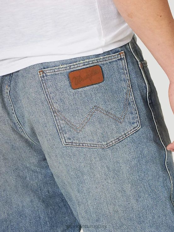 índigo polvoriento Wrangler hombres vaqueros holgados Heritage Redding ropa F8J4V188