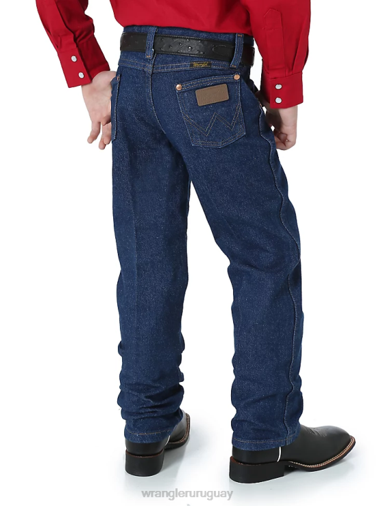índigo prelavado Wrangler Niños jean corte cowboy original fit ropa F8J4V953