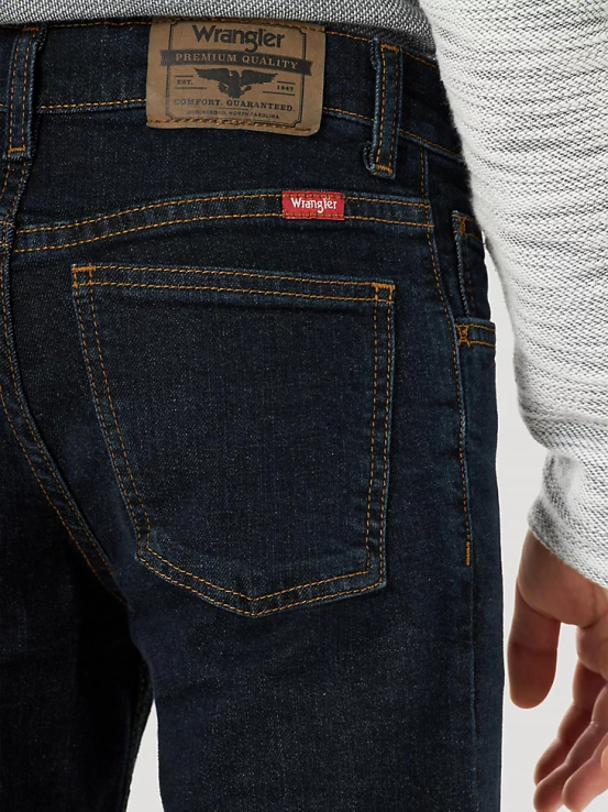 índigo profundo Wrangler Niños vaqueros con corte bootcut flexibles de cinco estrellas ropa F8J4V958
