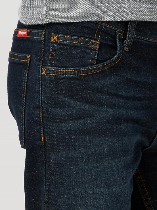 índigo profundo Wrangler Niños vaqueros con corte bootcut flexibles de cinco estrellas ropa F8J4V958